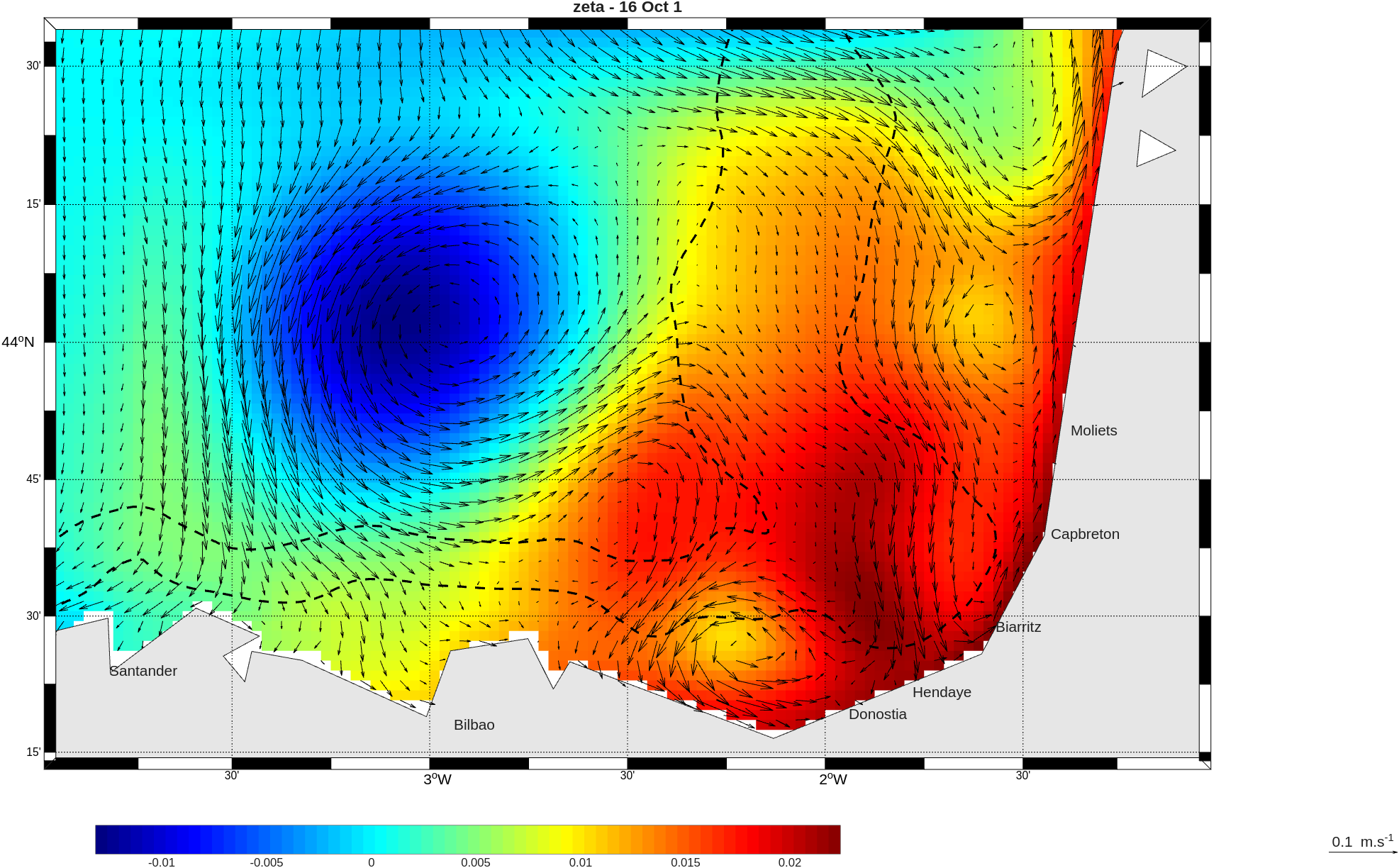 Carte de zeta en automne